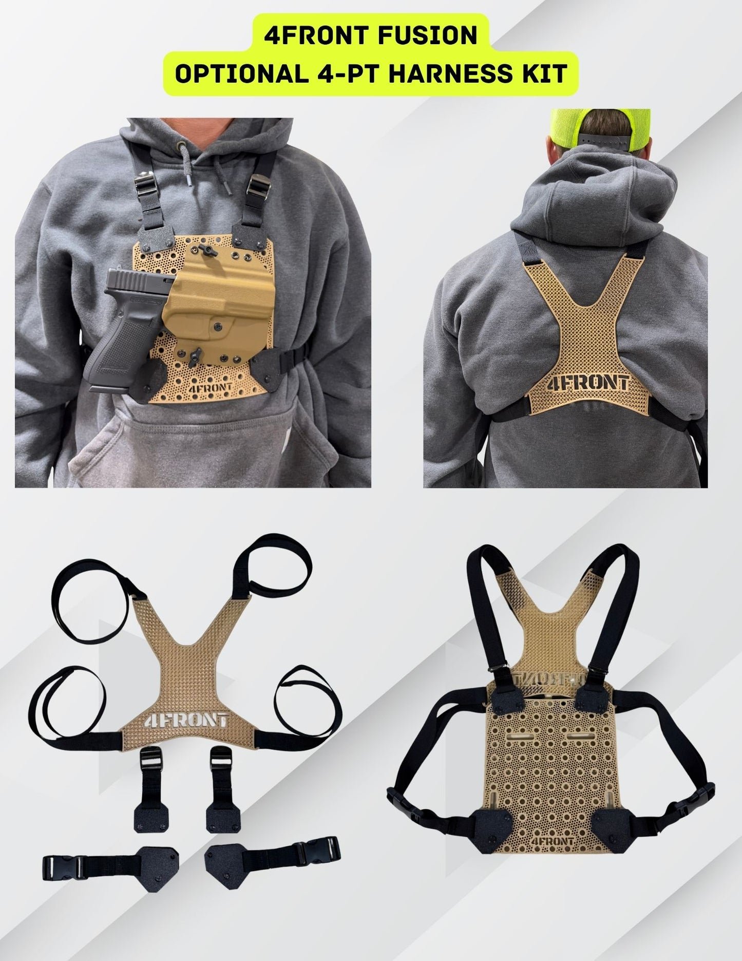 Harness add-on for Fusion Plate