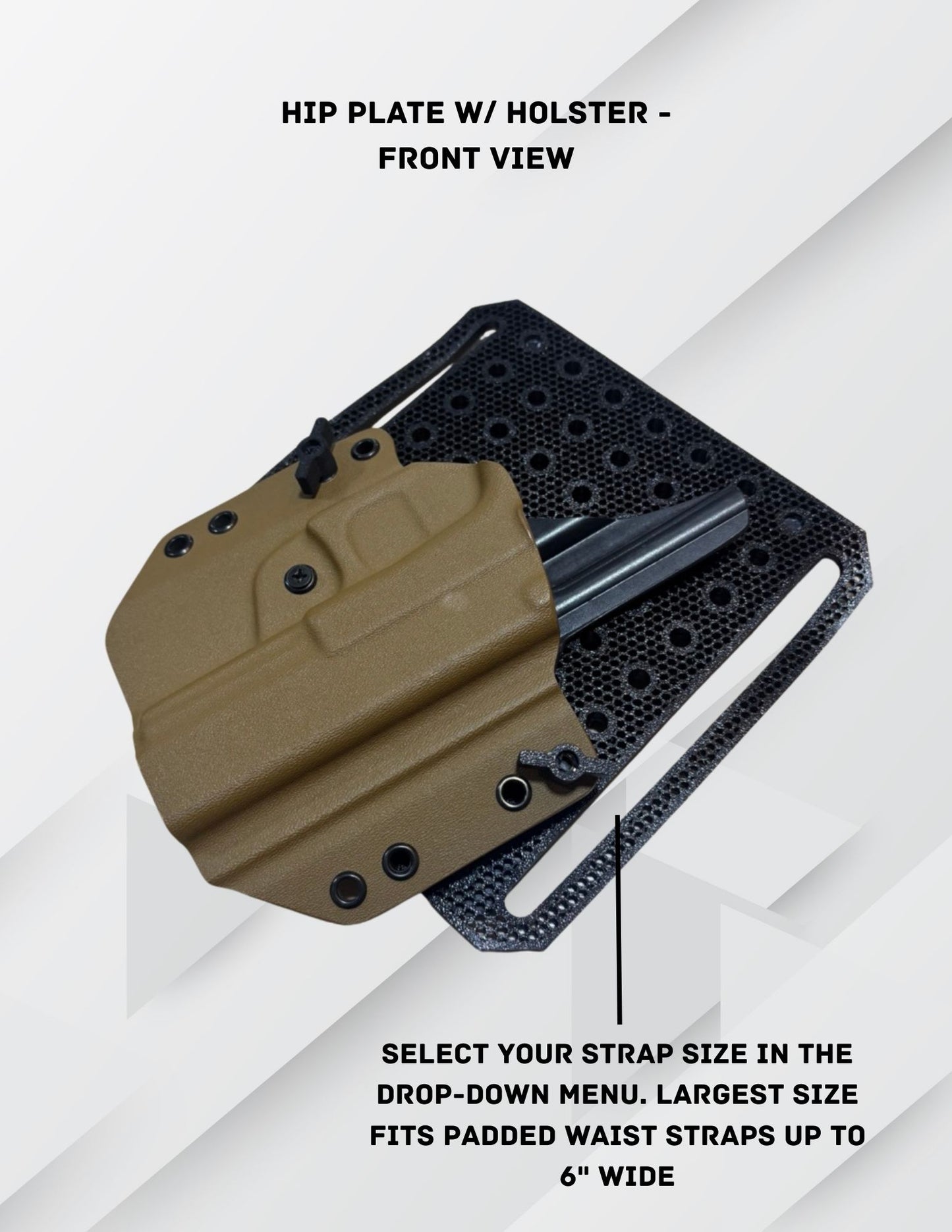 Hip Plate - Backpack Hip Holster